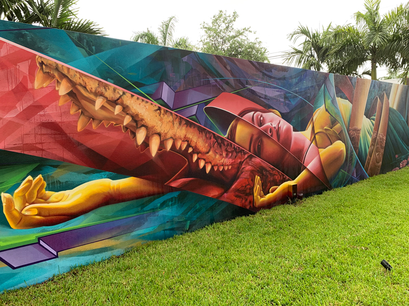 Massive Criola mural added to Miami Design District - See Great Art