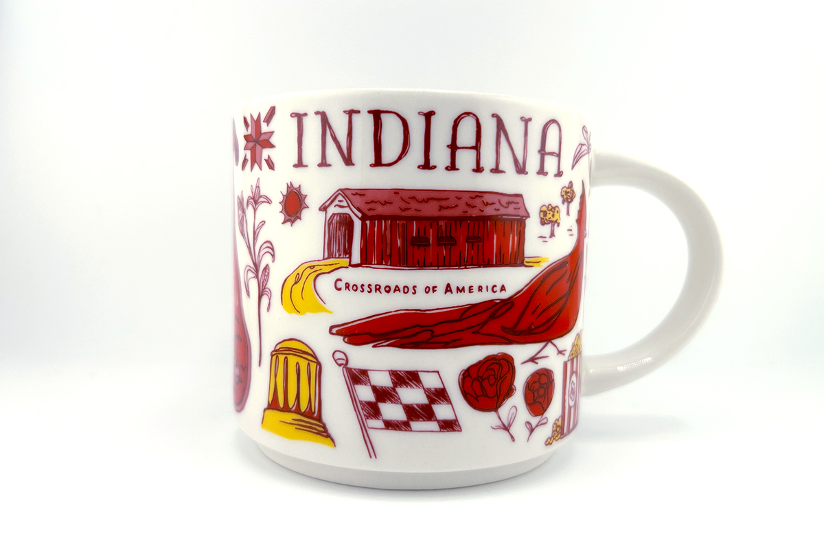 Indiana Mug: Starbucks Been There Series