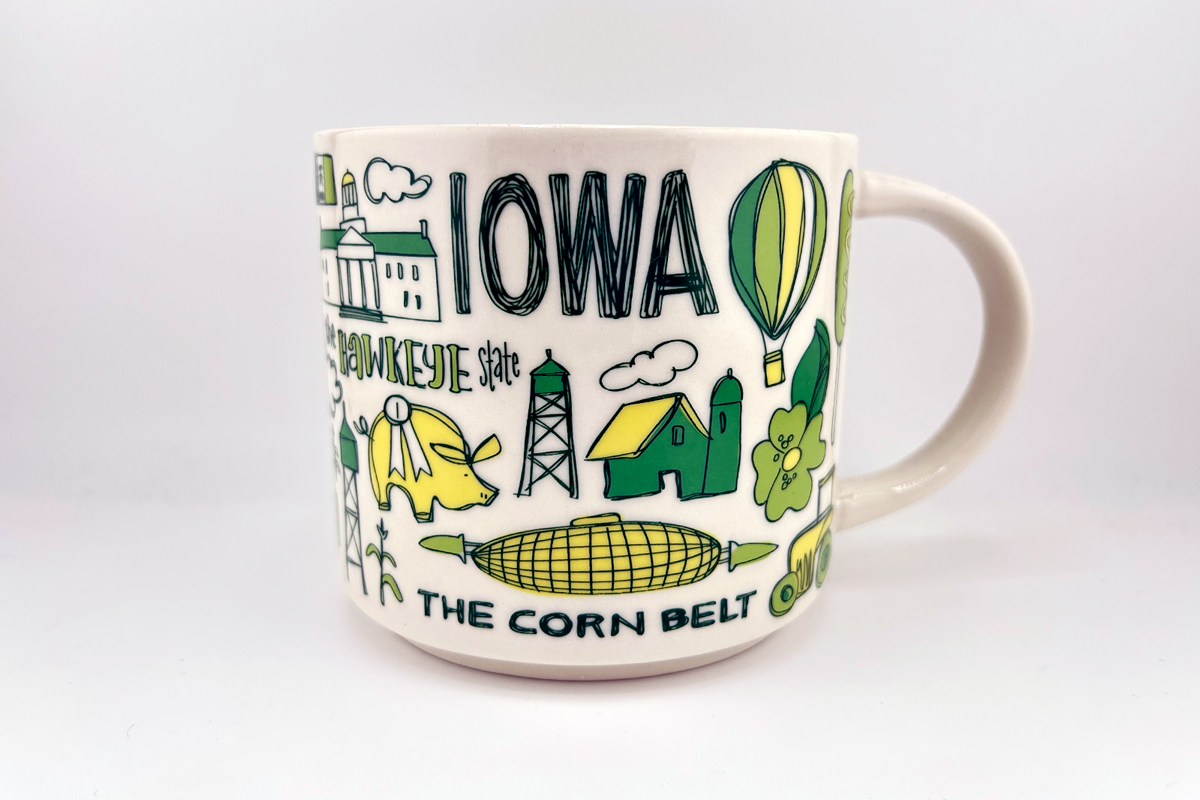 Iowa Mug: Starbucks Been There Series